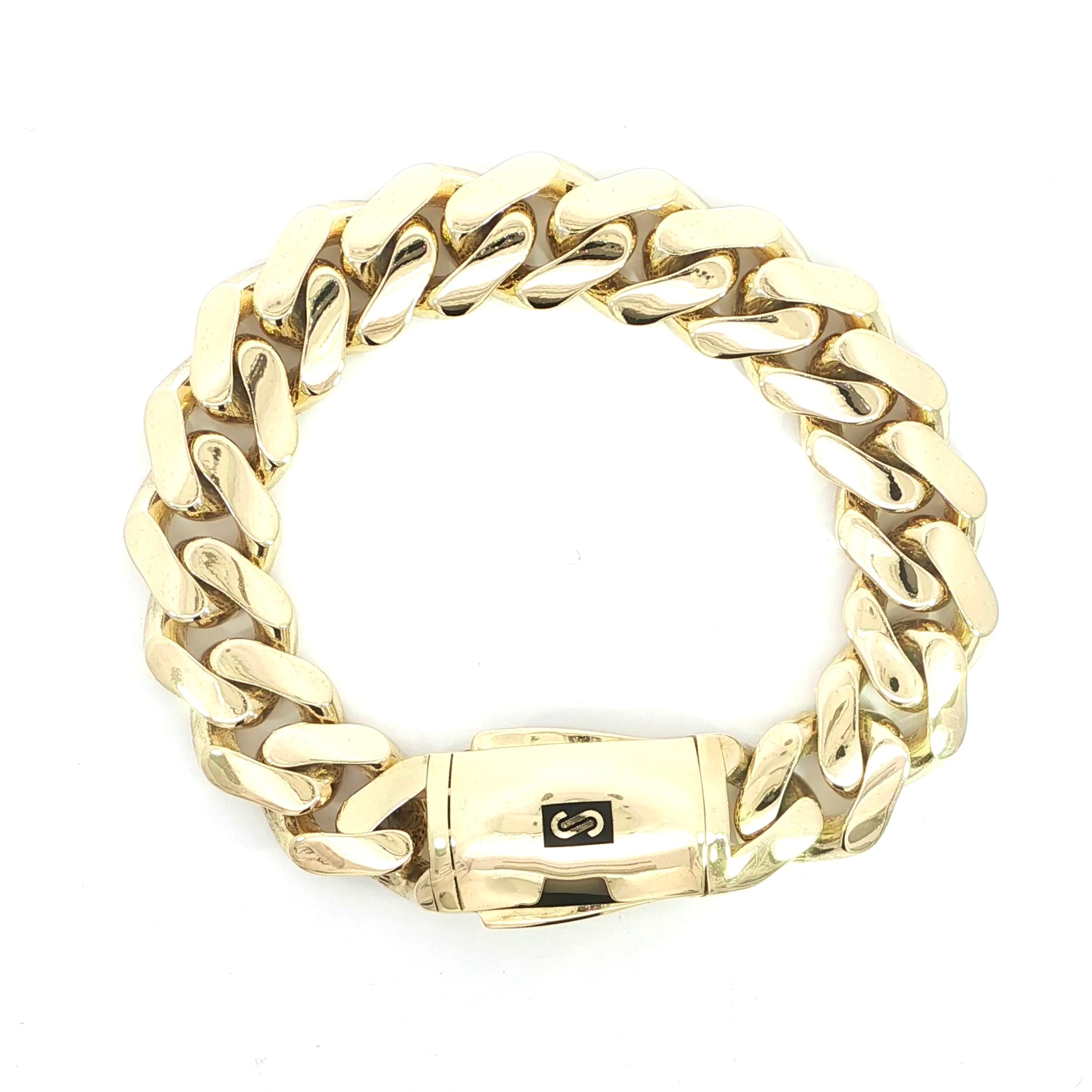 10K Monaco Bracelet - 15MM