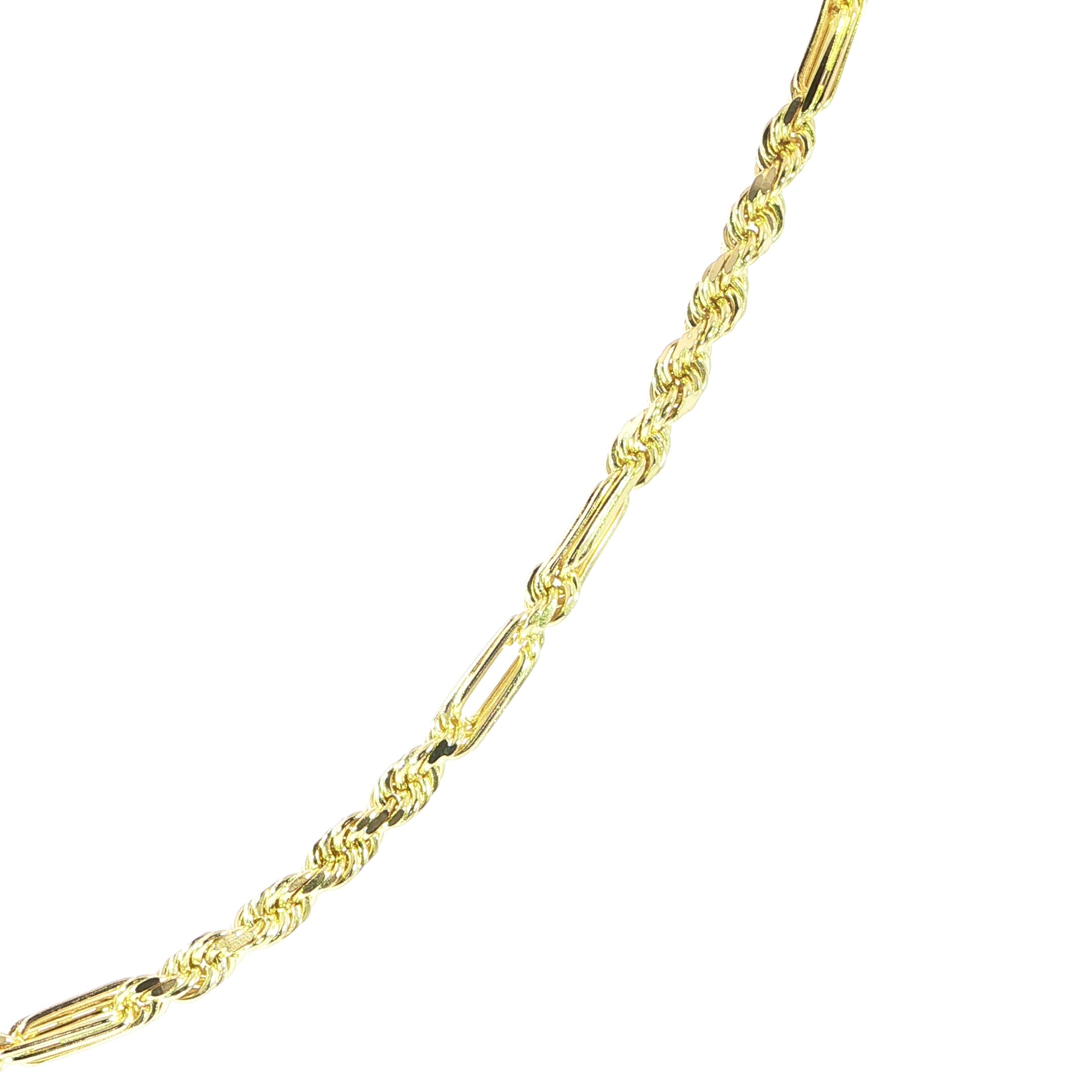 14K Gold Solid Milano Link Chain - 3MM