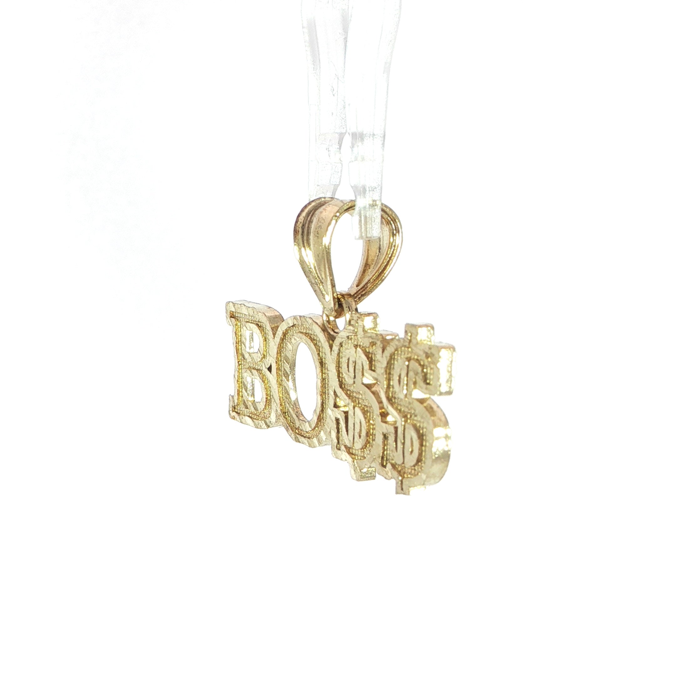 10K Gold Boss Pendant