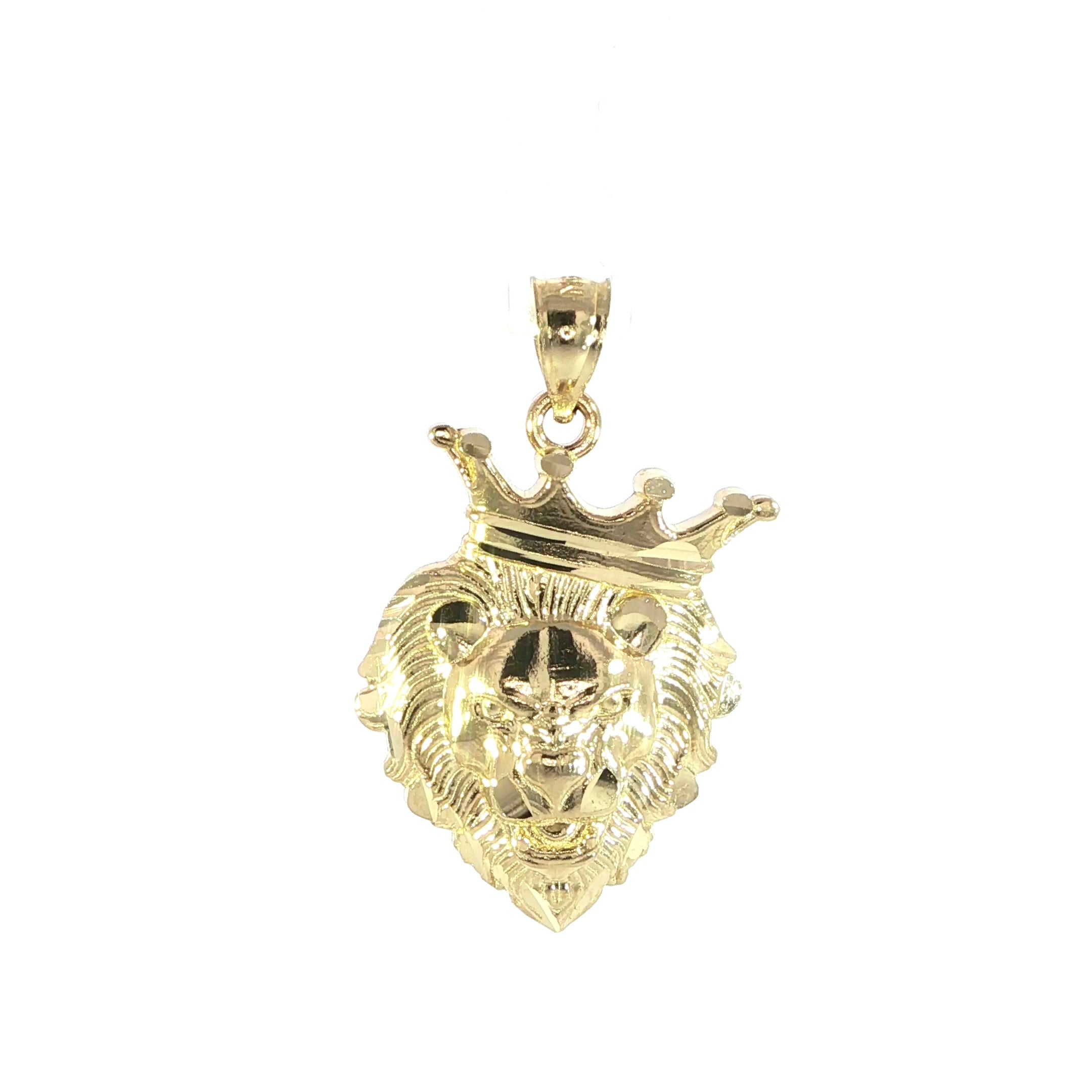14K Lion Pendant - 2