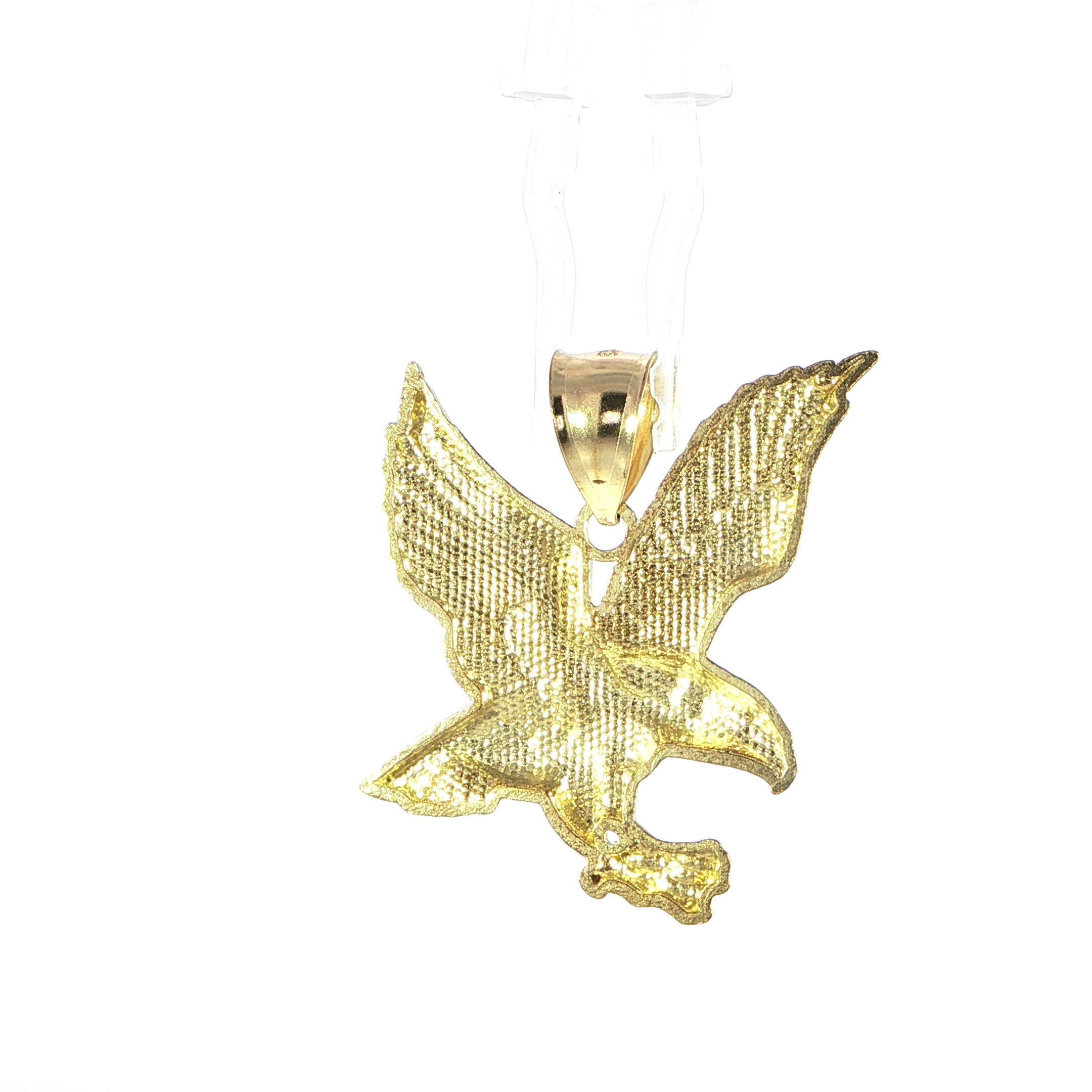 10K Yellow Gold Eagle Pendant