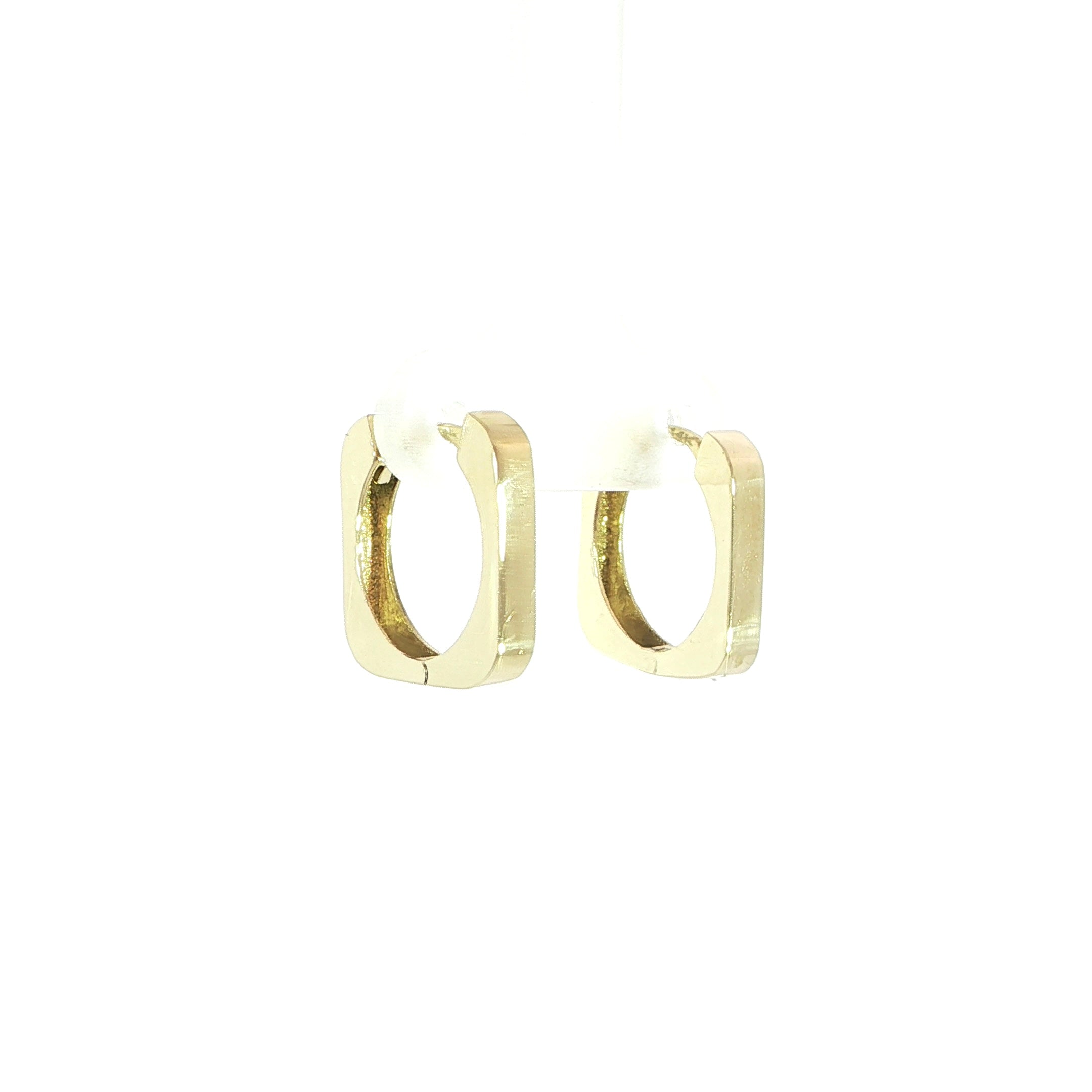 14K Yellow Gold Hoop Earrings