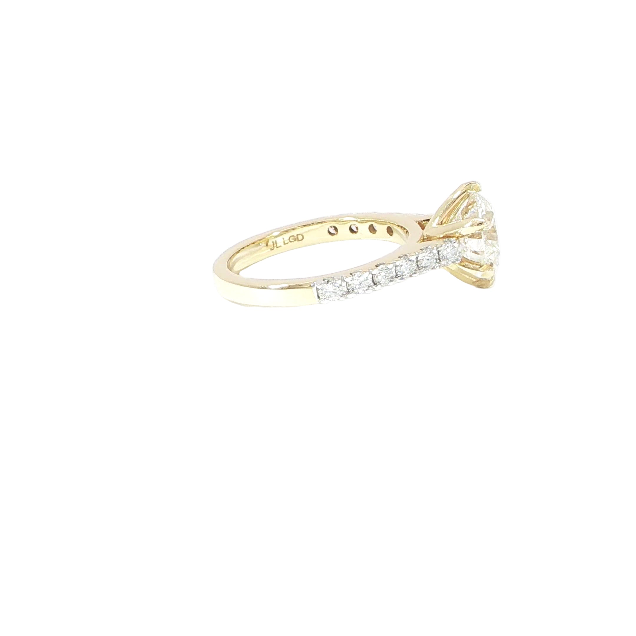 Classic Cathedral Style Diamond Ring