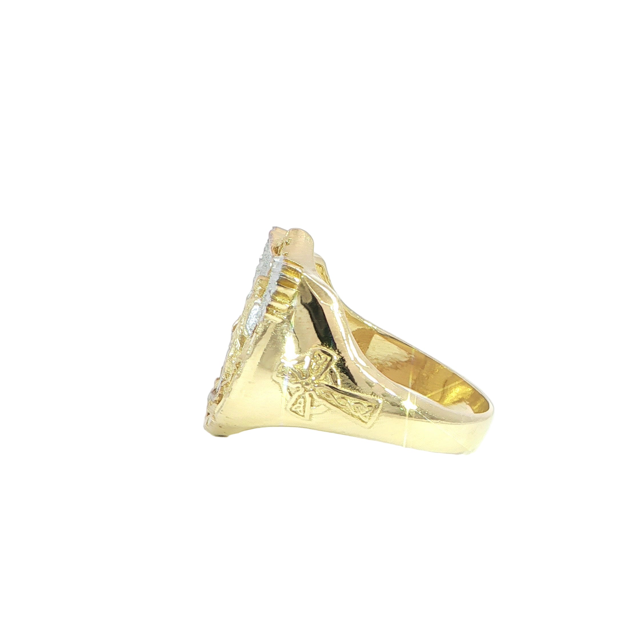 14K Gold Archangel Ring – 20.25mm