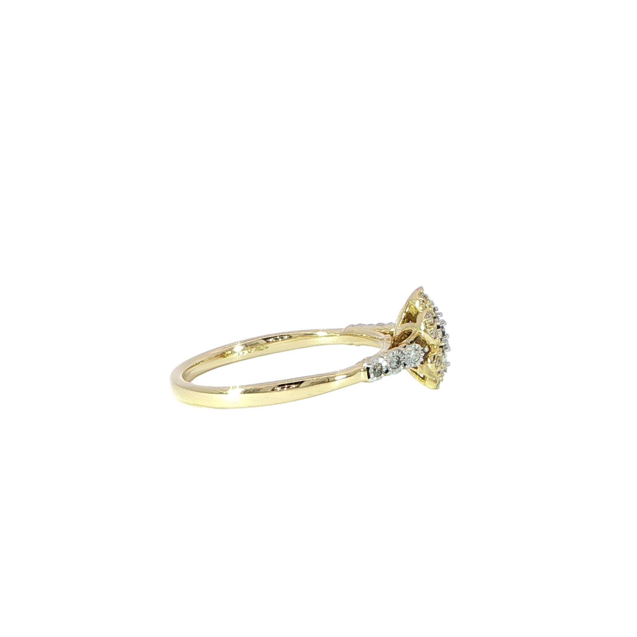 10K Yellow Gold Diamond Ring