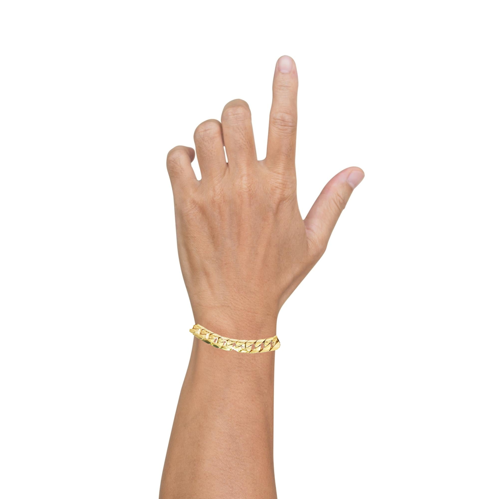 10K Solid Cuban Gold Bracelet – 10MM