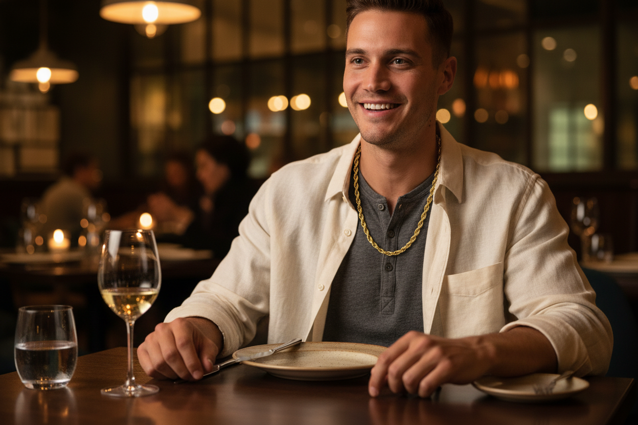 14K Yellow Gold Thick Diamond-Cut Rope - 6.5MM