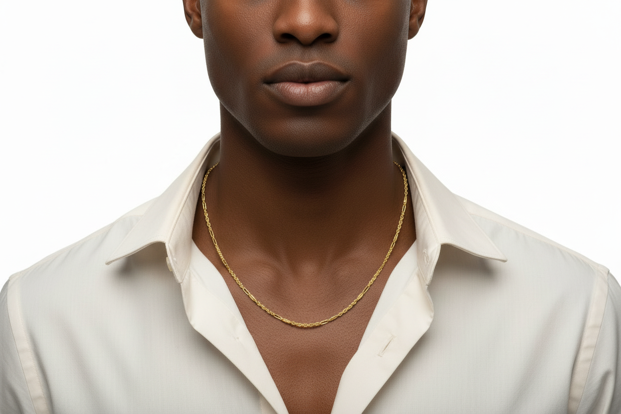 14K Yellow Gold Solid Milano Link Chain - 2.5MM