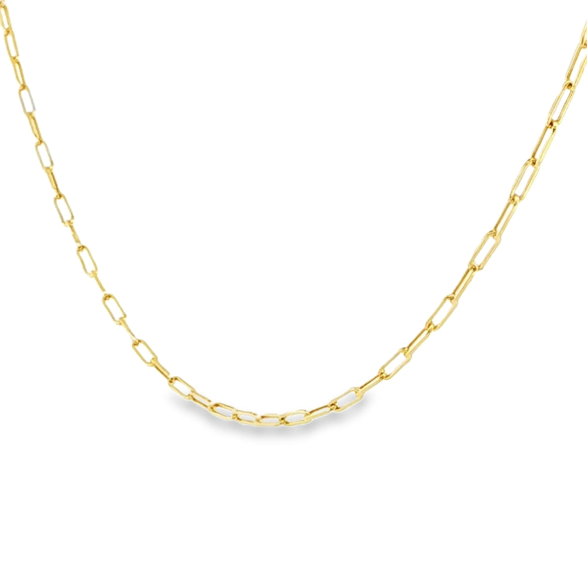 14K Paperclip Chain – 2.5MM