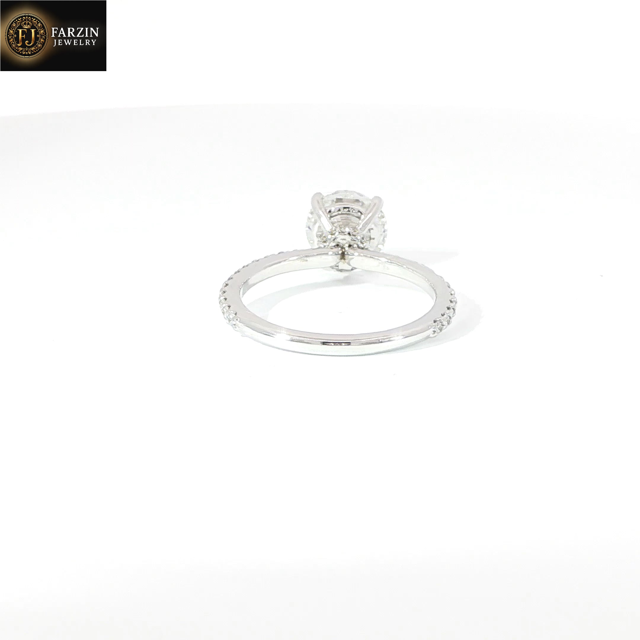 14K 2.65 carat LG Diamond Engagement Ring