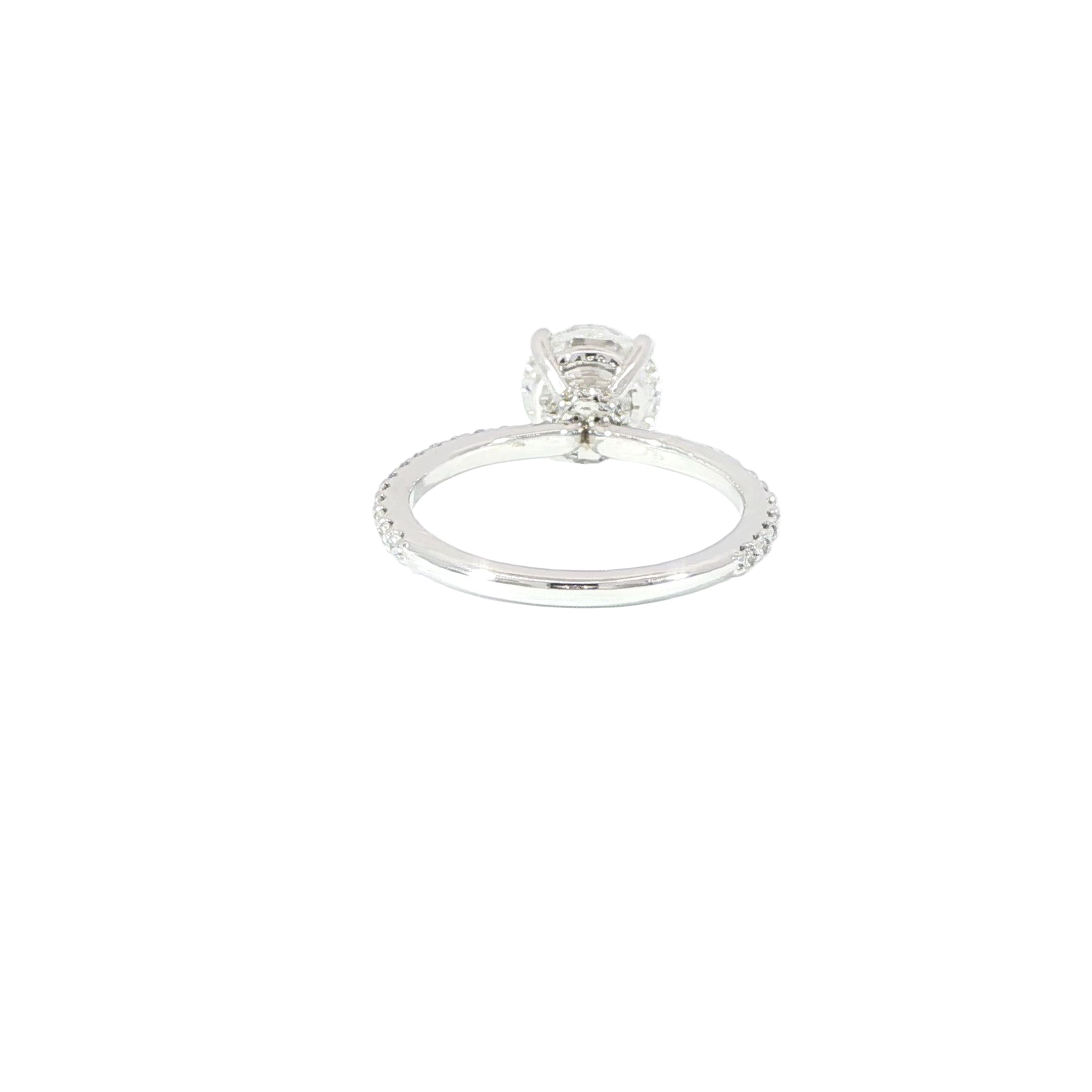 14K 2.65CT LG Diamond Engagement Ring