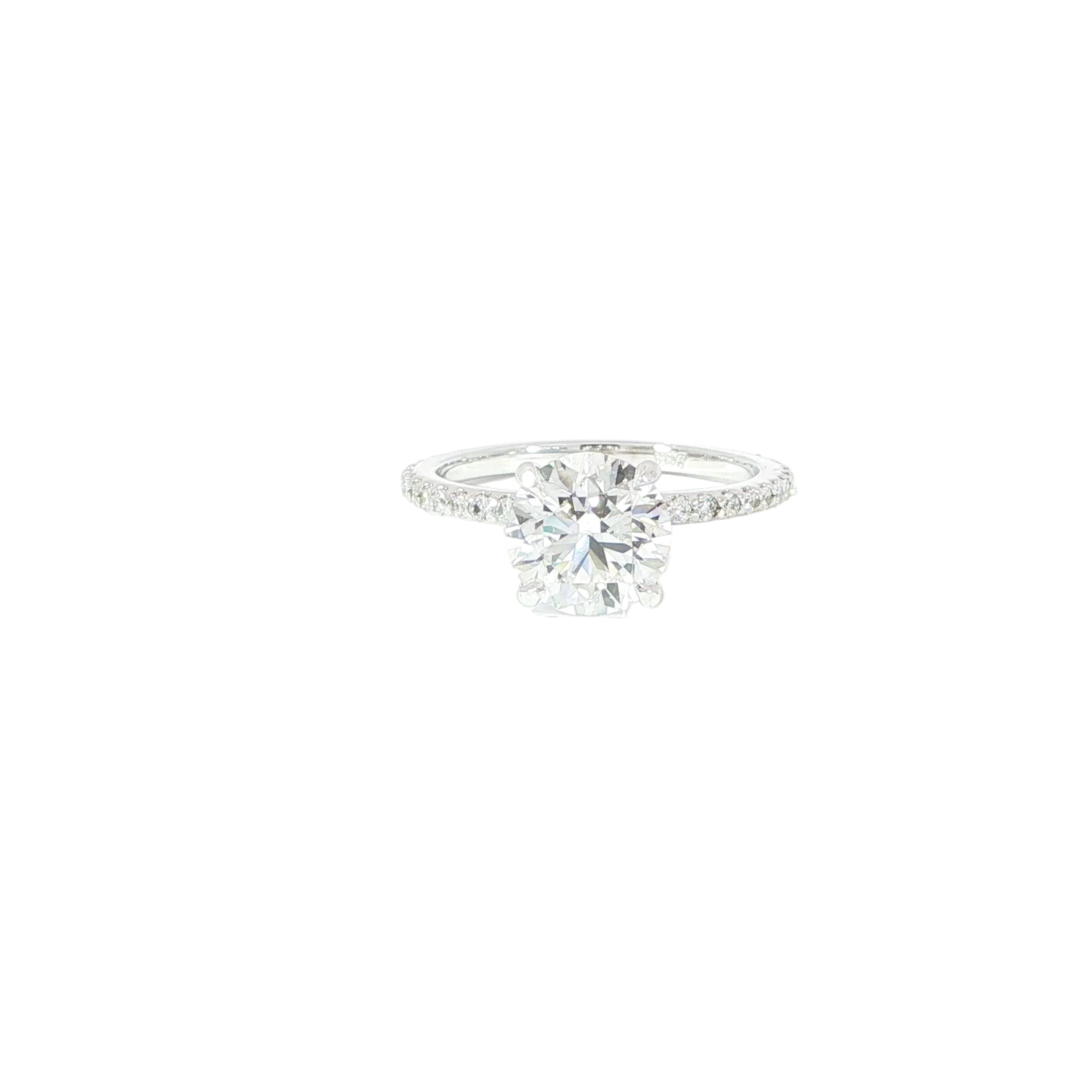 14K 2.65 carat LG Diamond Engagement Ring
