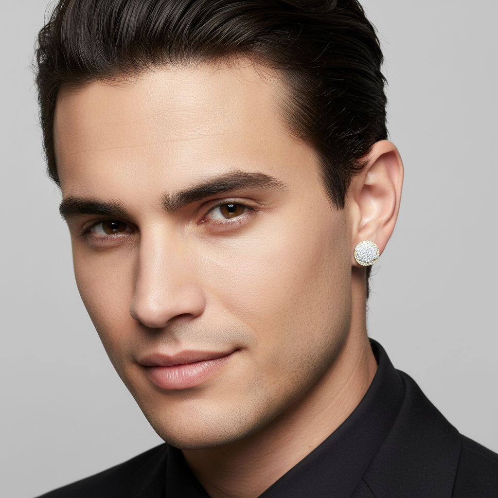 10K Yellow Gold Natural Diamond Earrings - 0.16 CTW