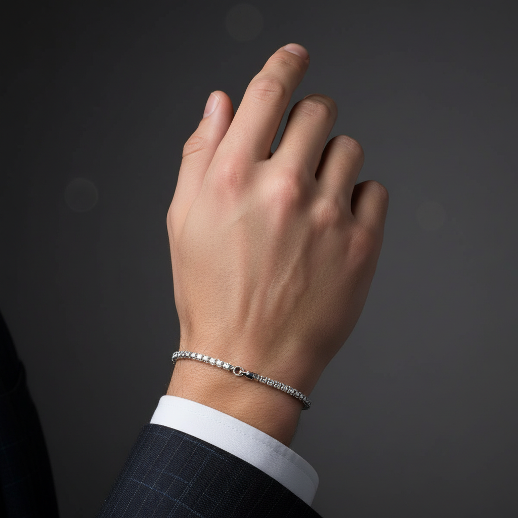 14K Diamond Cut Bracelet – 2.7MM