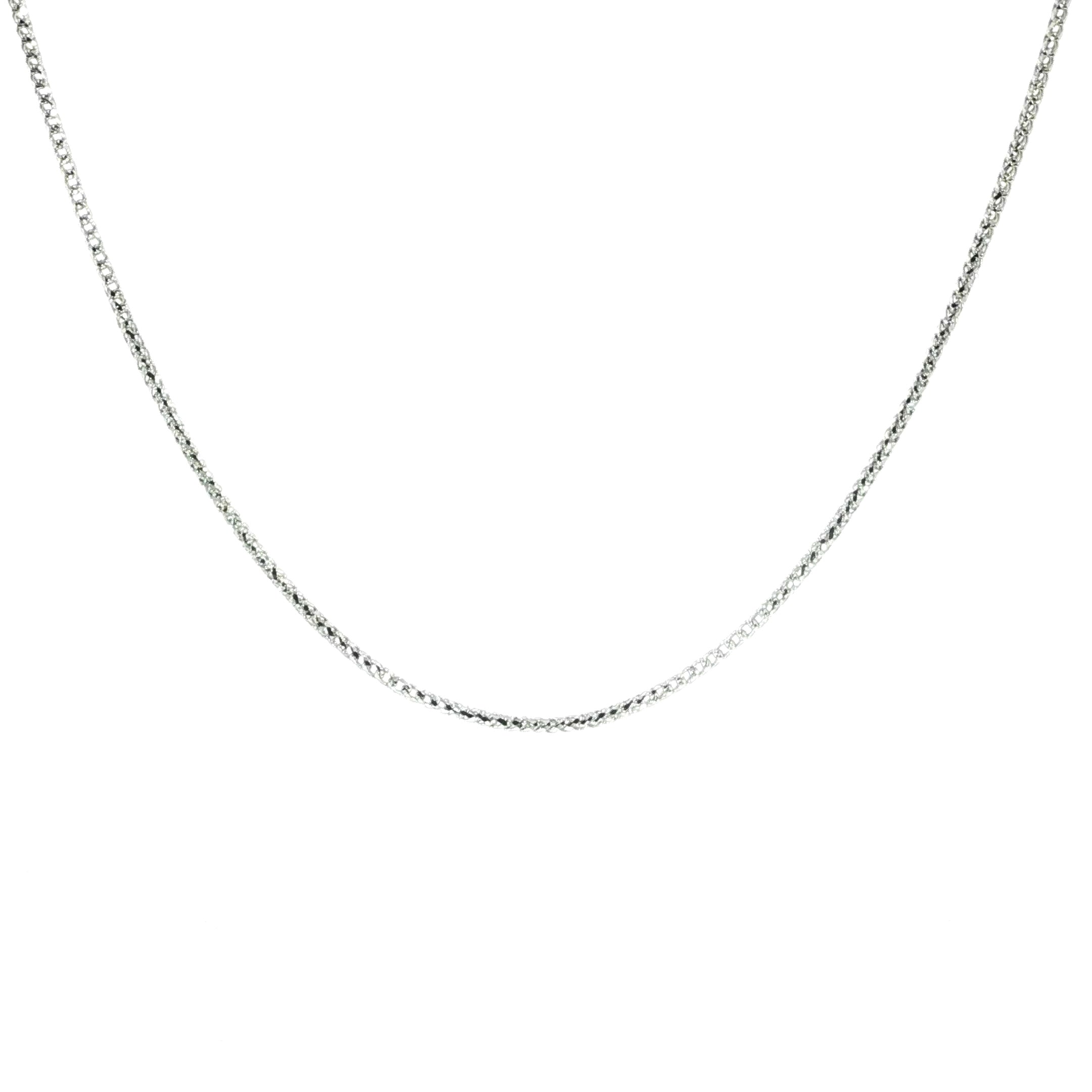 14K White Gold Solid Franco Chain - 2.3MM