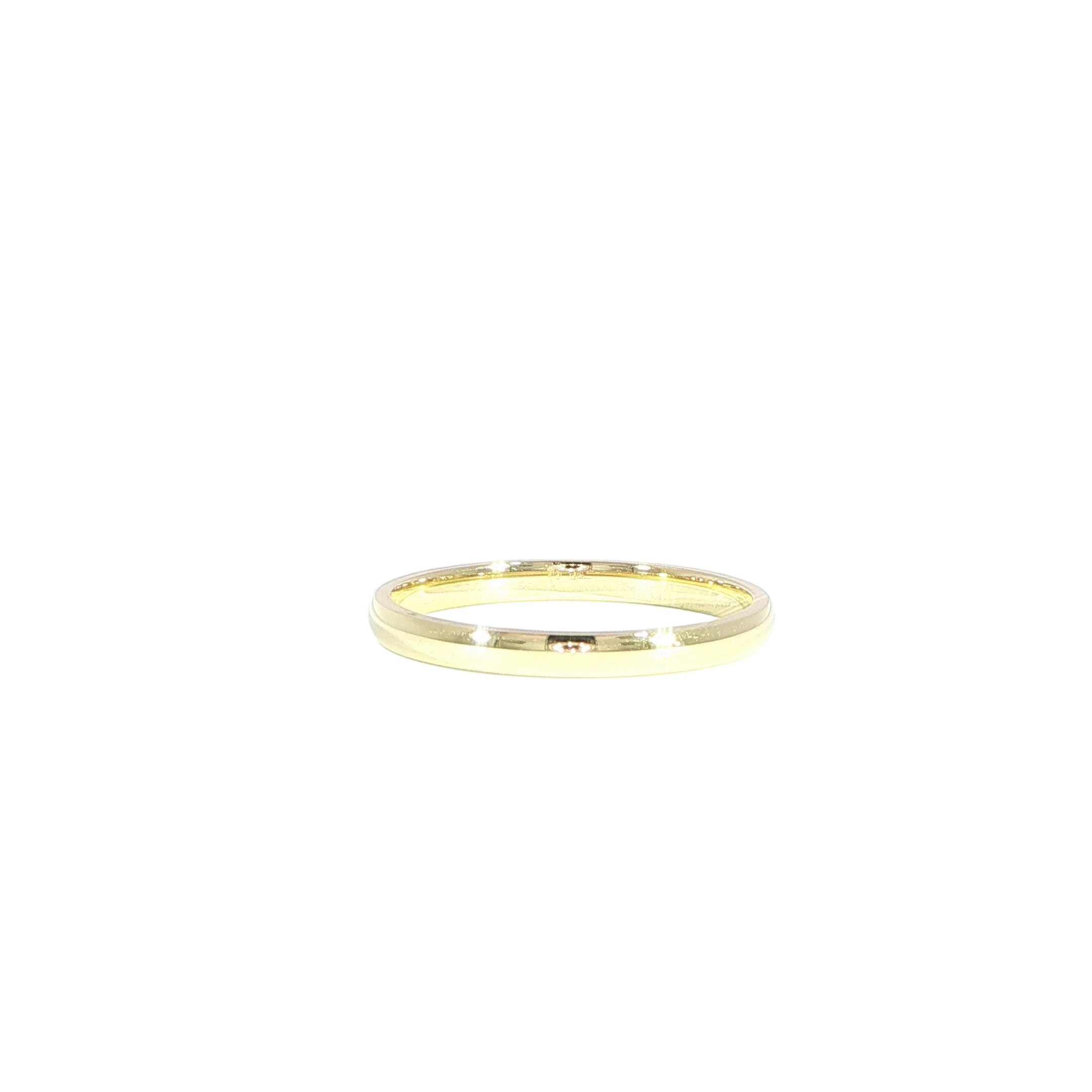 14K Yellow Gold Classic Band - 2MM