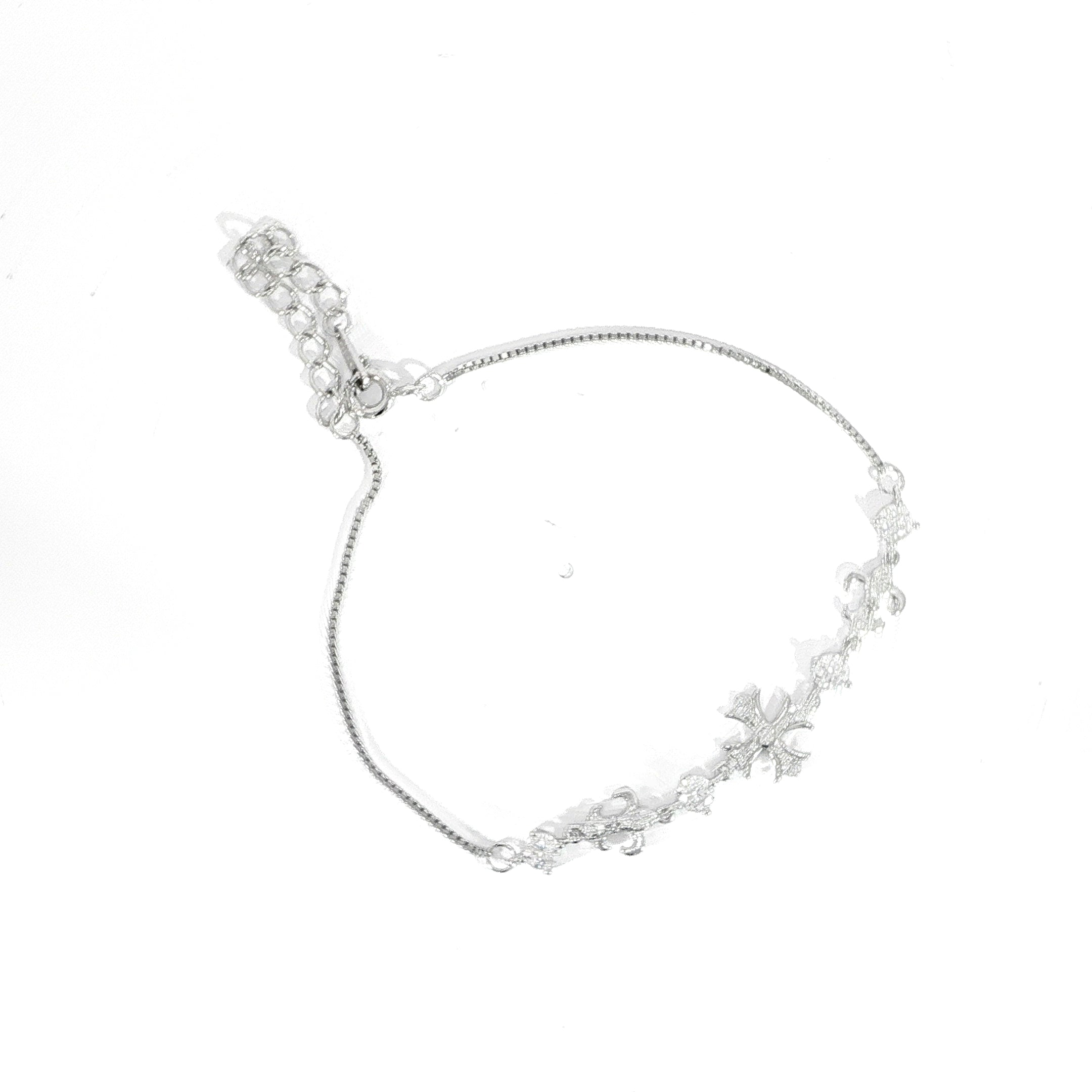 925 Silver Cross Bracelet