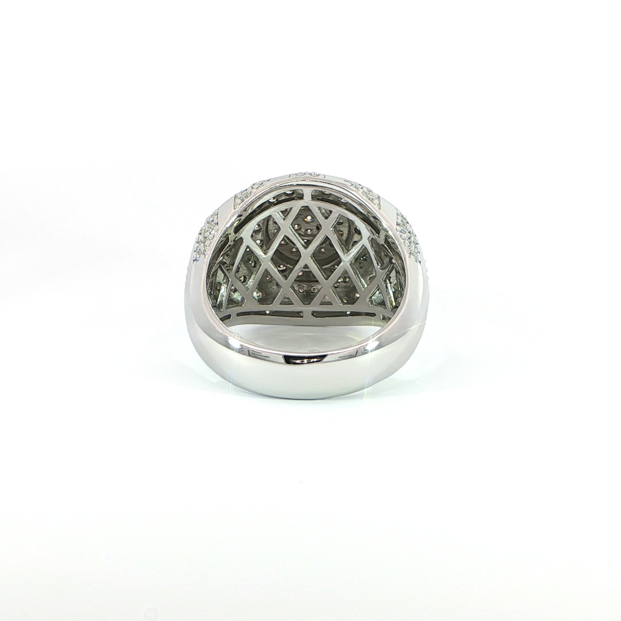 925 Sterling Silver VVS-D Moissanite King style Ring – 2.5 Carats