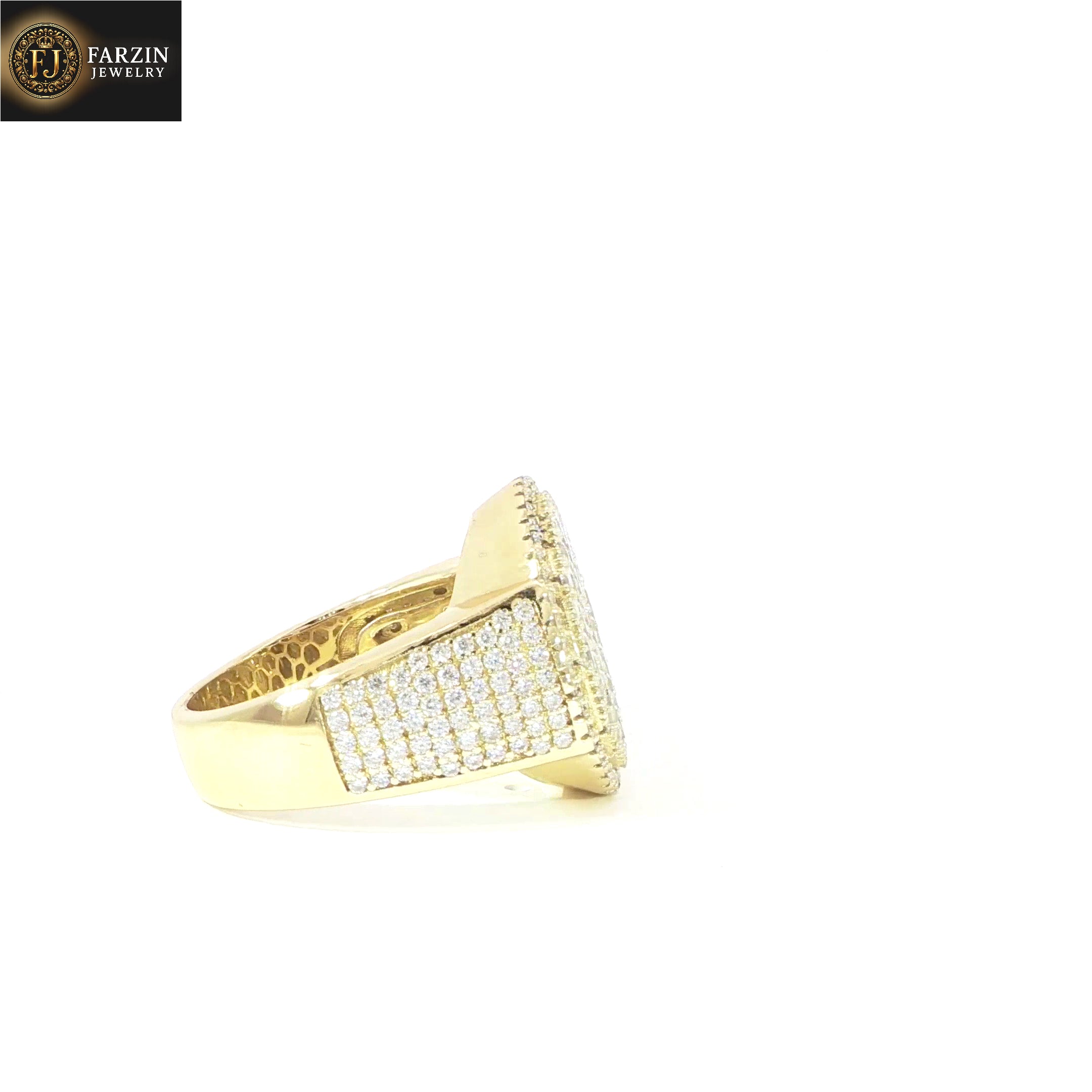 925 Sterling Silver VVS Moissanite Ring - 1