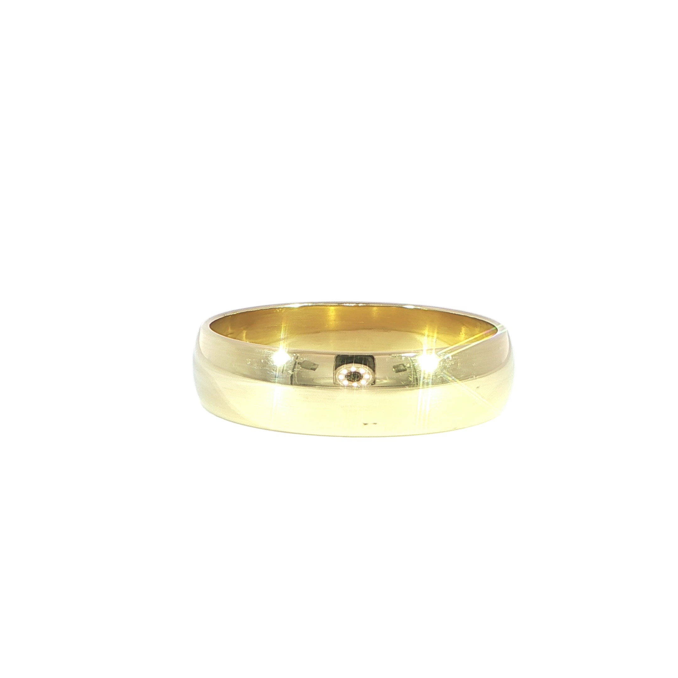10K Solid Yellow Gold Band – 6MM
