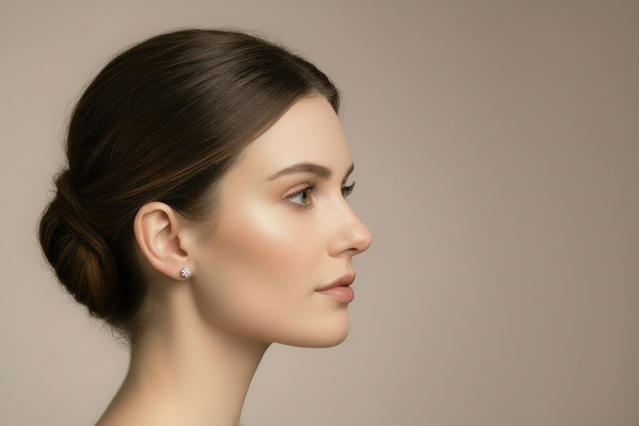 10K Round Natural Diamond Cluster Earrings – 0.26 CTW