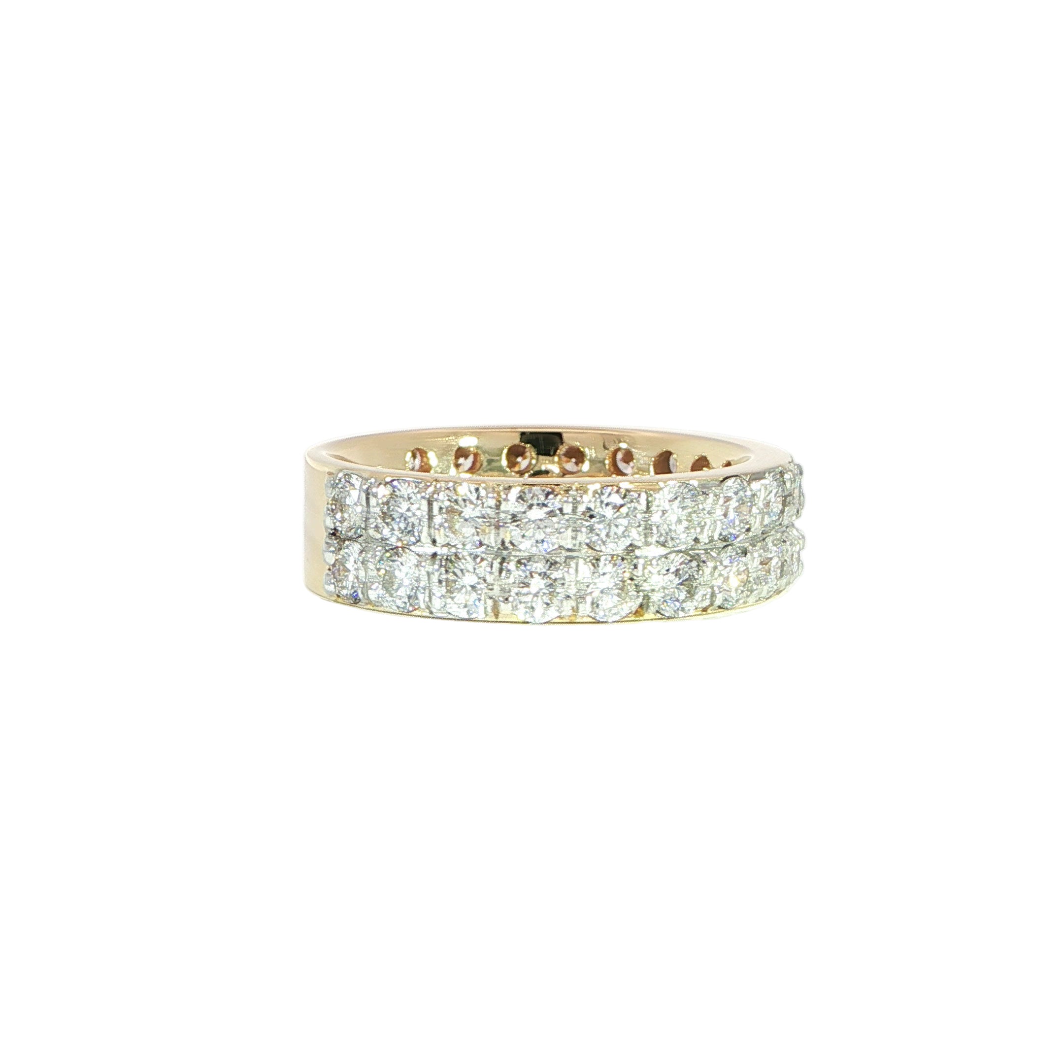 14K Diamond Band - 3.84CTW, VVS Clarity