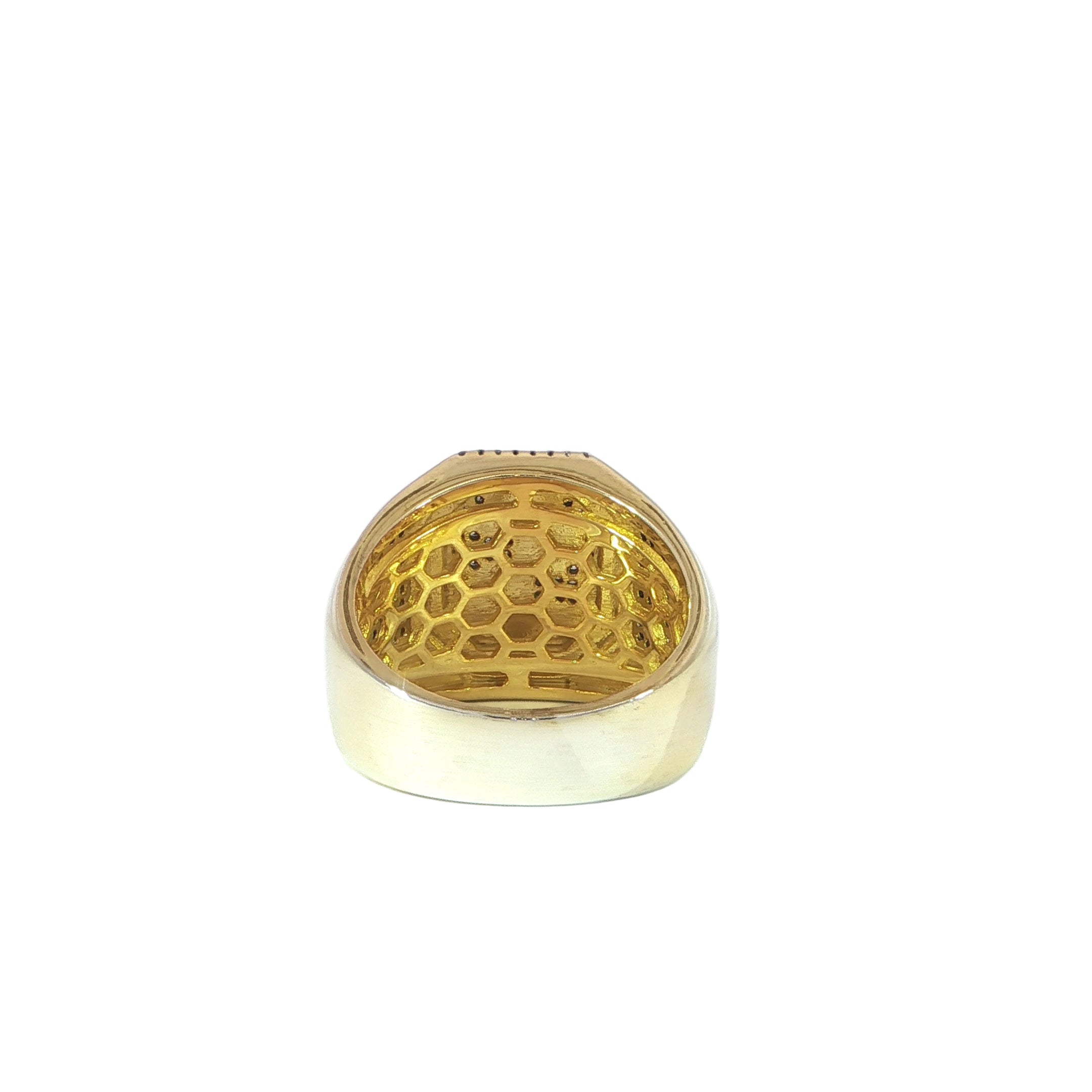 Bold statement ring with luxury dollar sign design