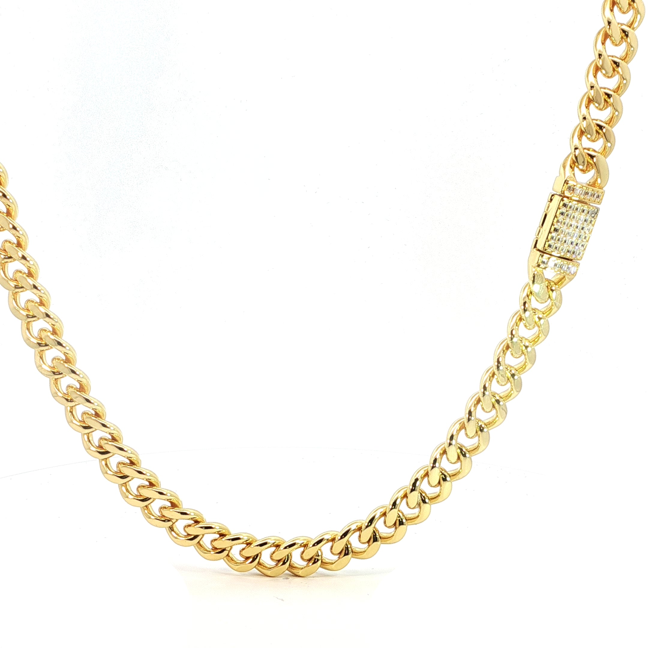 Miami Cuban Chain with VVS Moissanite Clasp