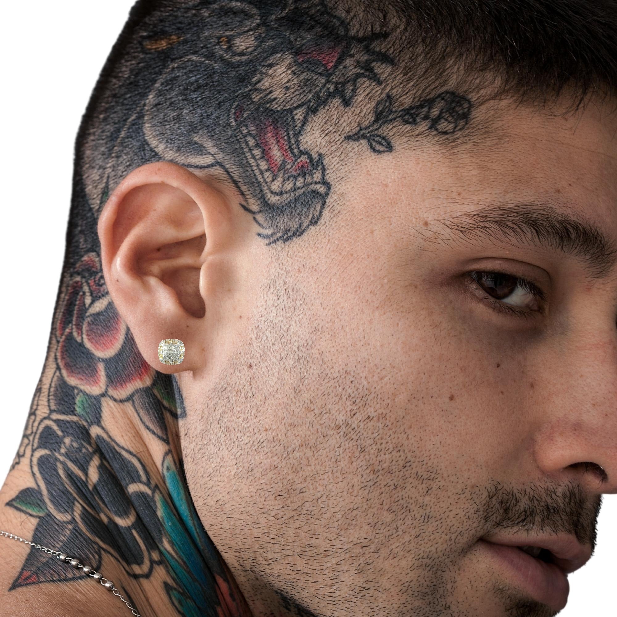 10K Yellow Gold Classic Diamond Earrings – 0.22 CTW