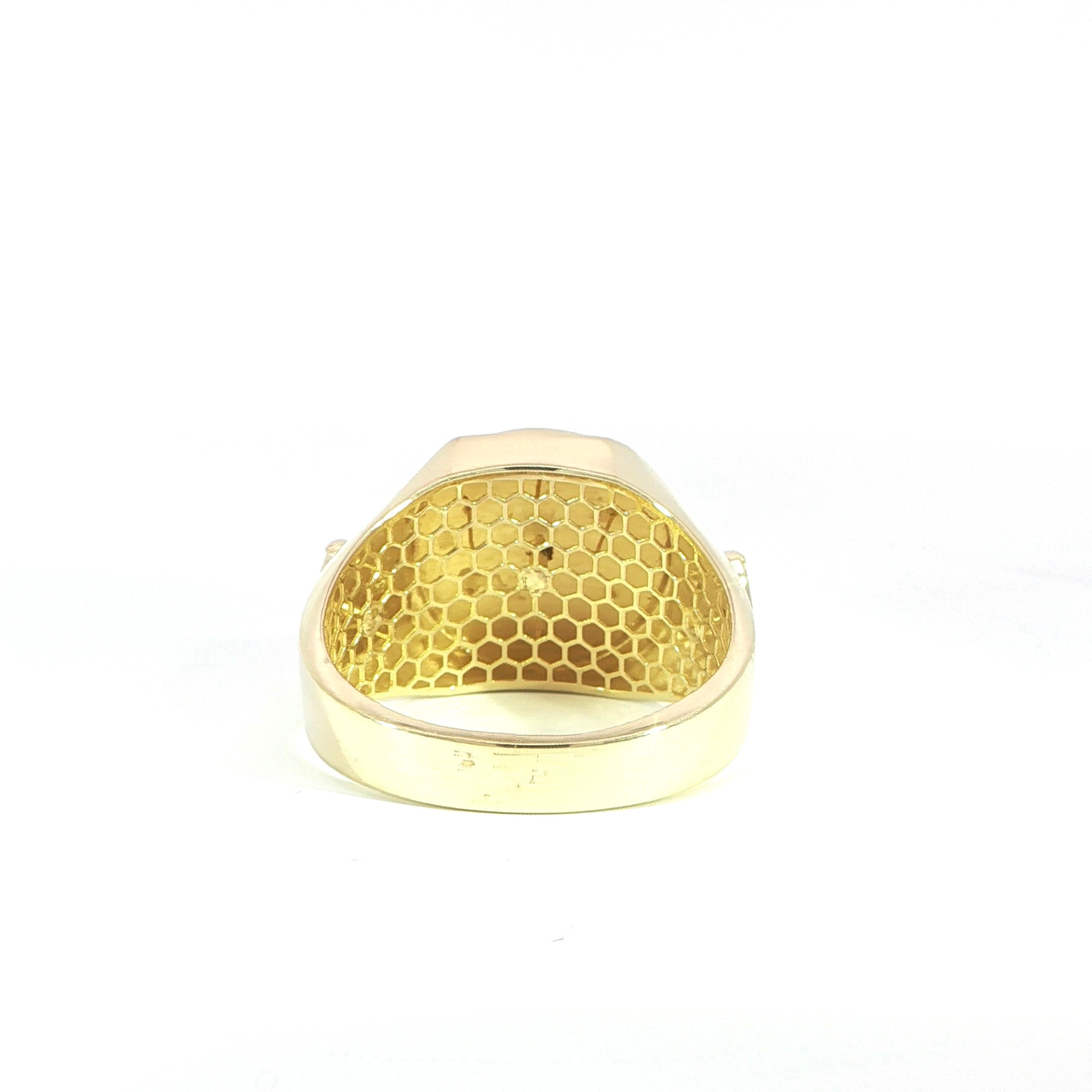 Nautical Mariner Wheel Gold Fashion Ring