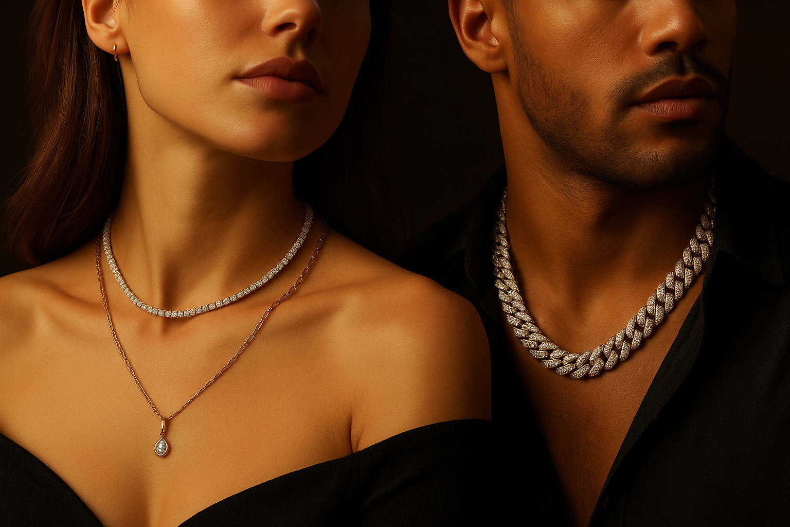 Necklaces Collection - Diamond Miami Cuban Chain