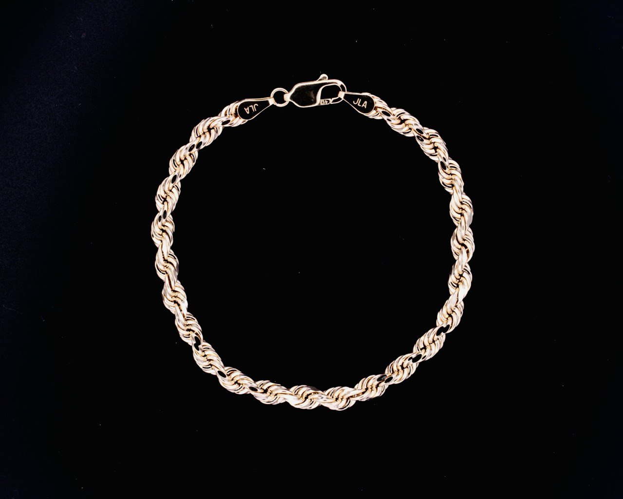 10K Rope Bracelet 4.5MM