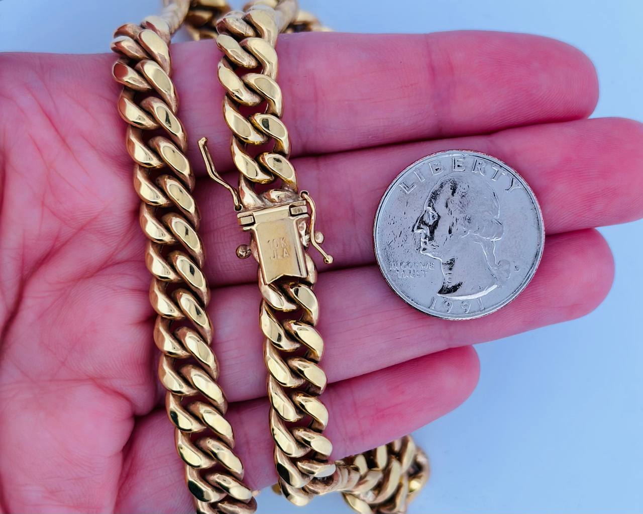 10K Miami Cuban Chain - 9MM