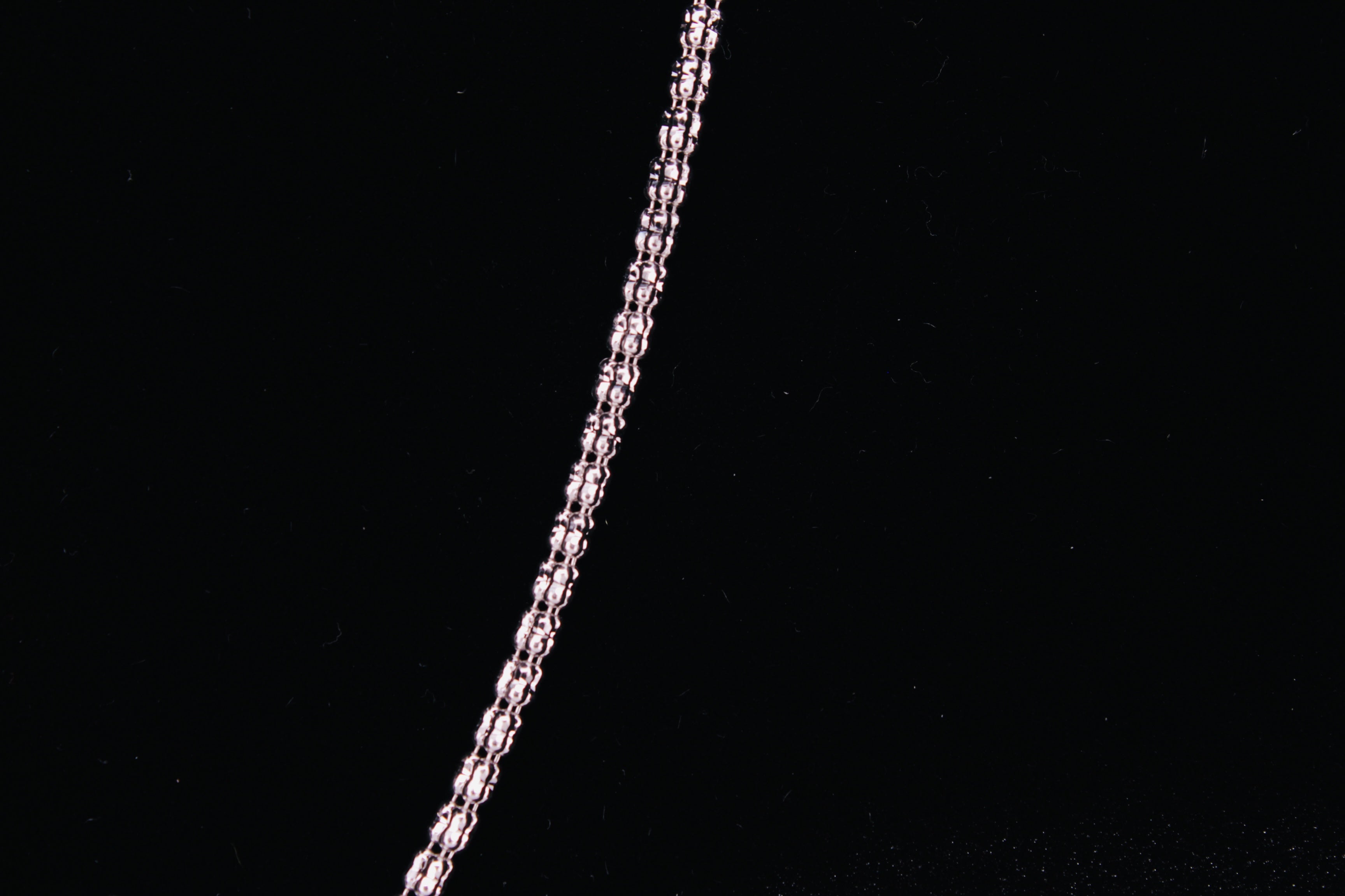 10K White Gold Ice Chain - 2.7mm