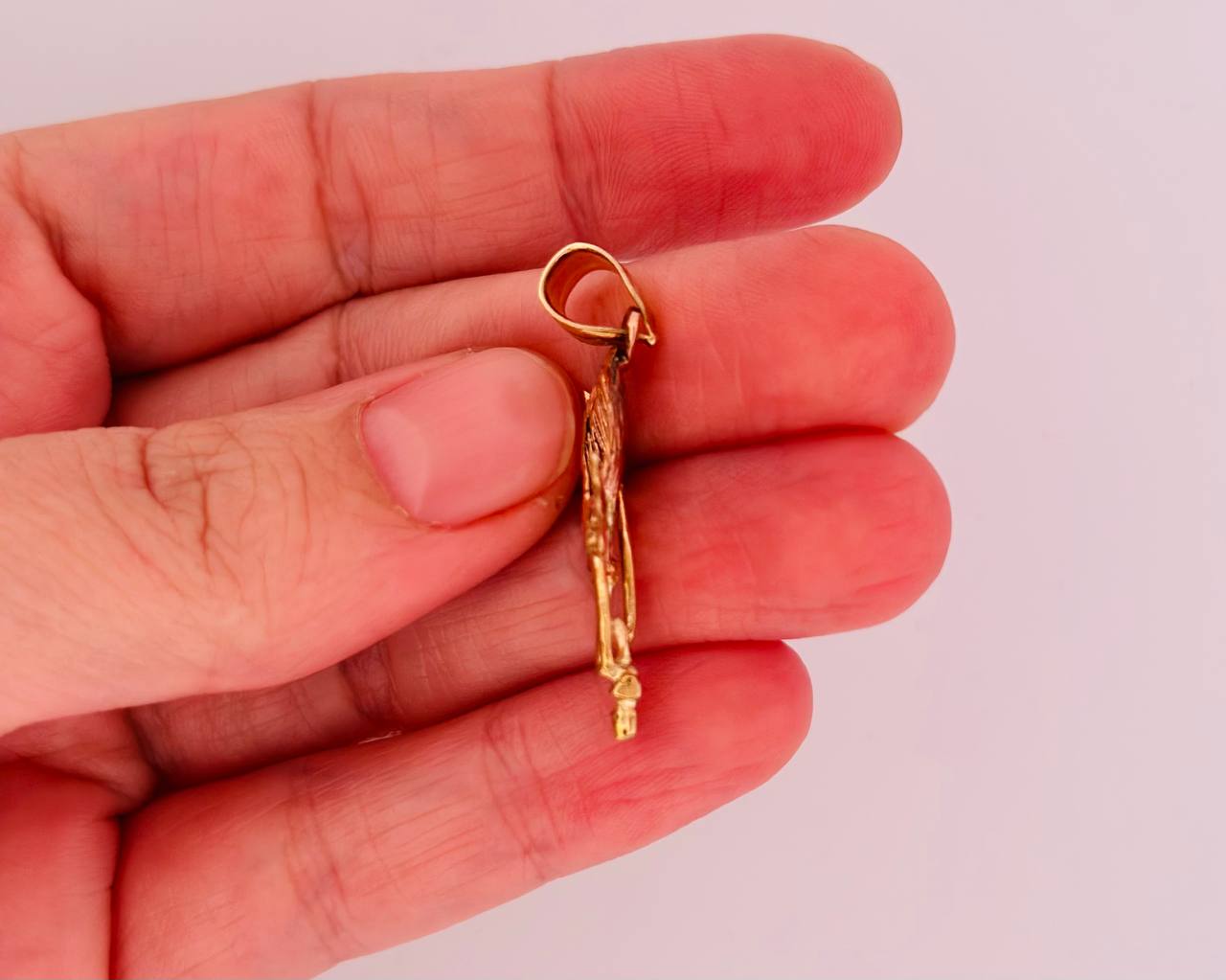 14K Flower Pendant