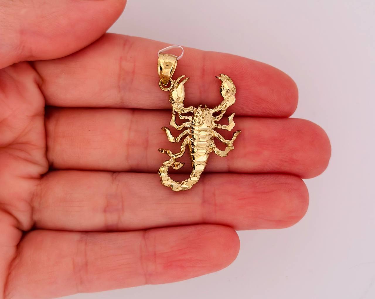 10K Yellow Gold Scorpion Pendant