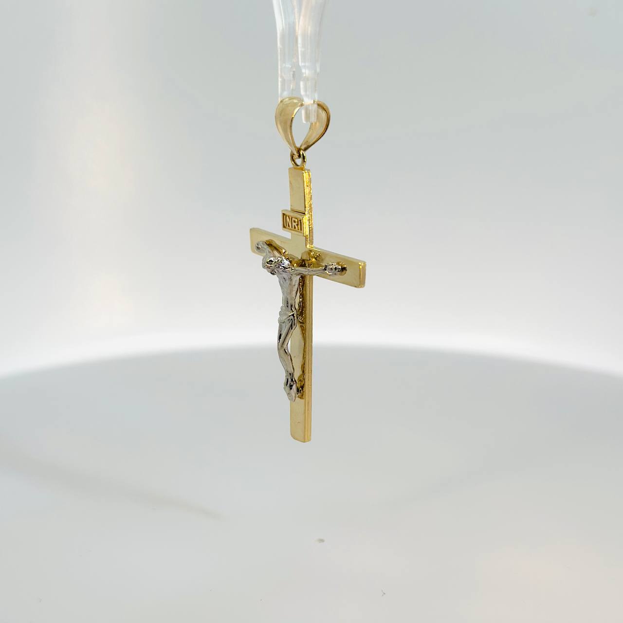 14K Yellow Gold Crucifix Pendant - 2