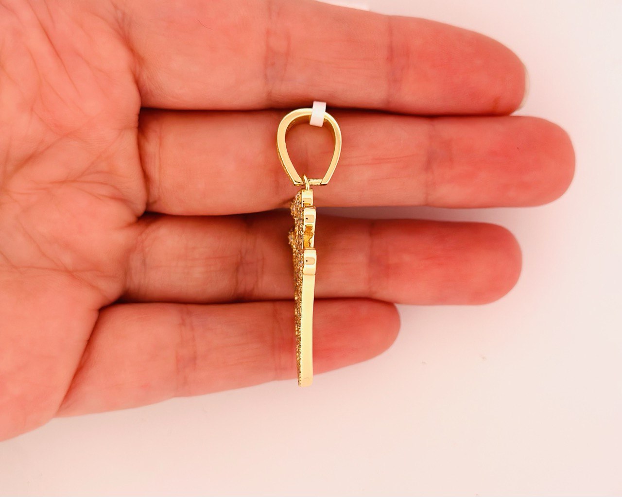 Sterling Silver Crown Pendant with VVS Moissanite - 2.34 Carat