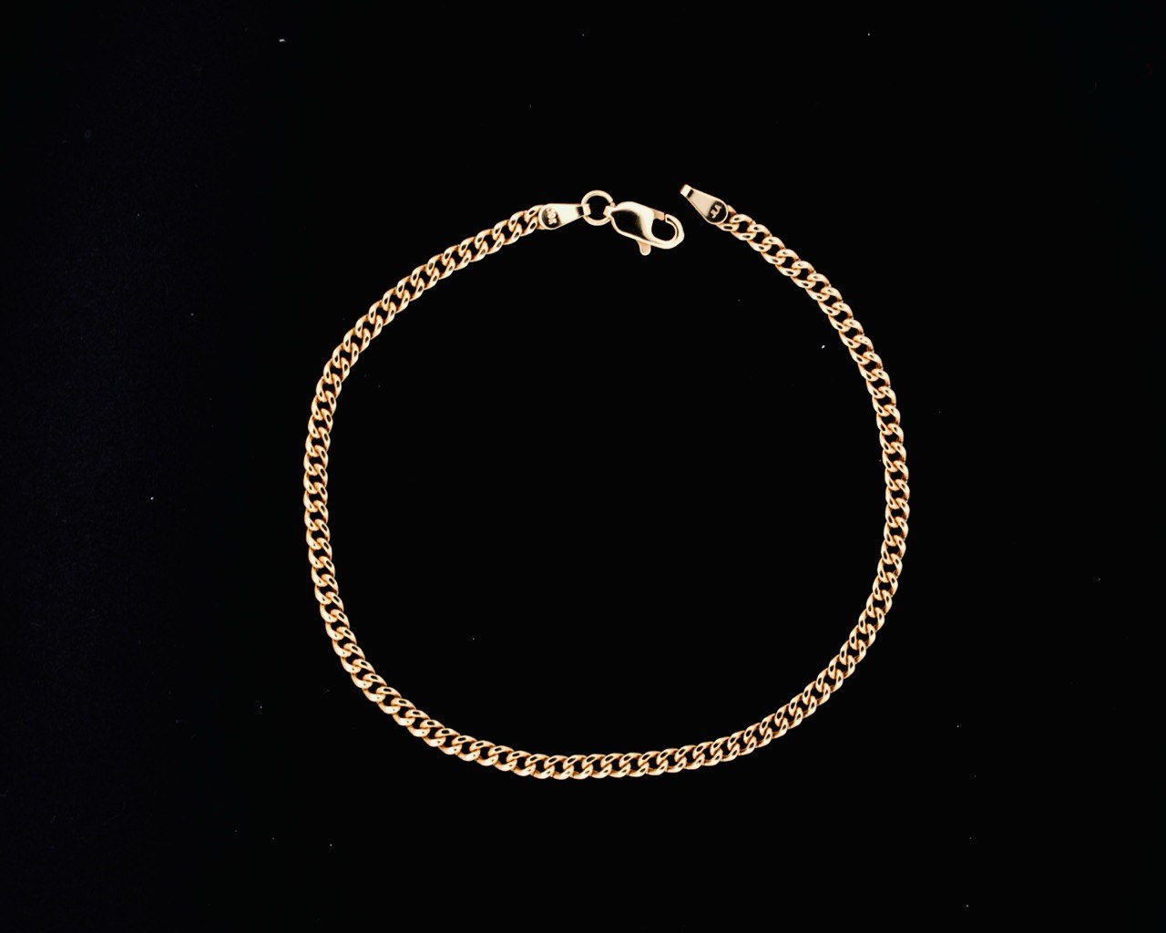 14K Yellow Gold Cuban Bracelet - 2MM