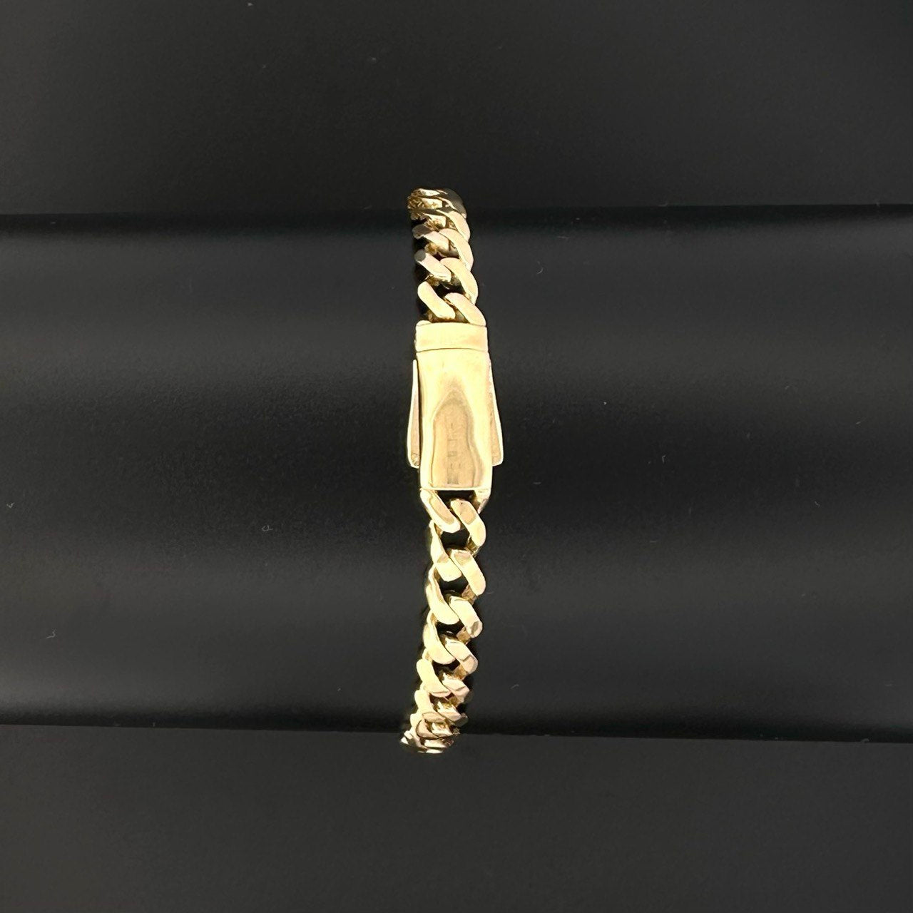 10K Yellow Gold Monaco Miami Cuban Bracelet - 6.5MM