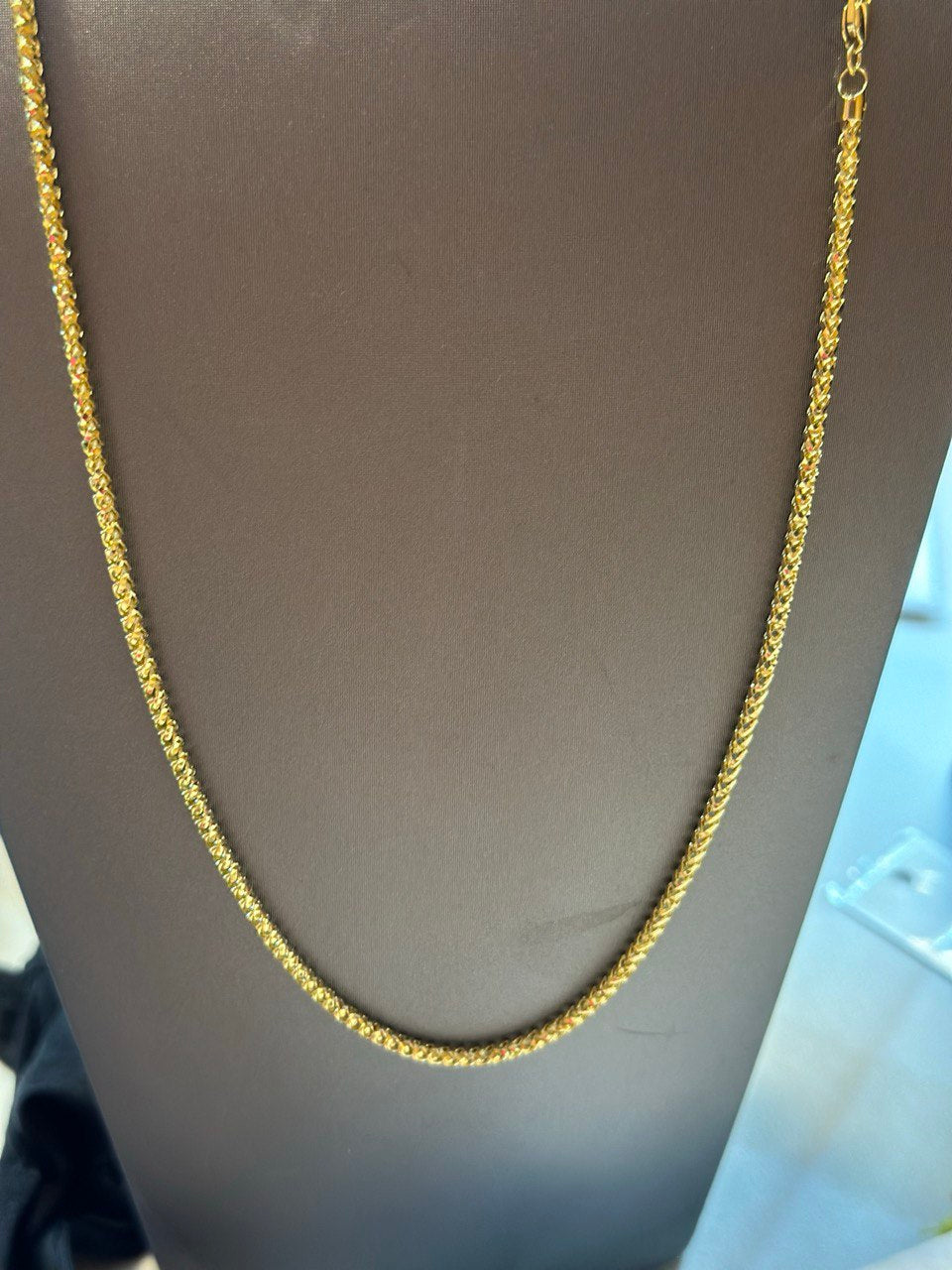 14K Gold Solid Franco Chain - 2.5MM