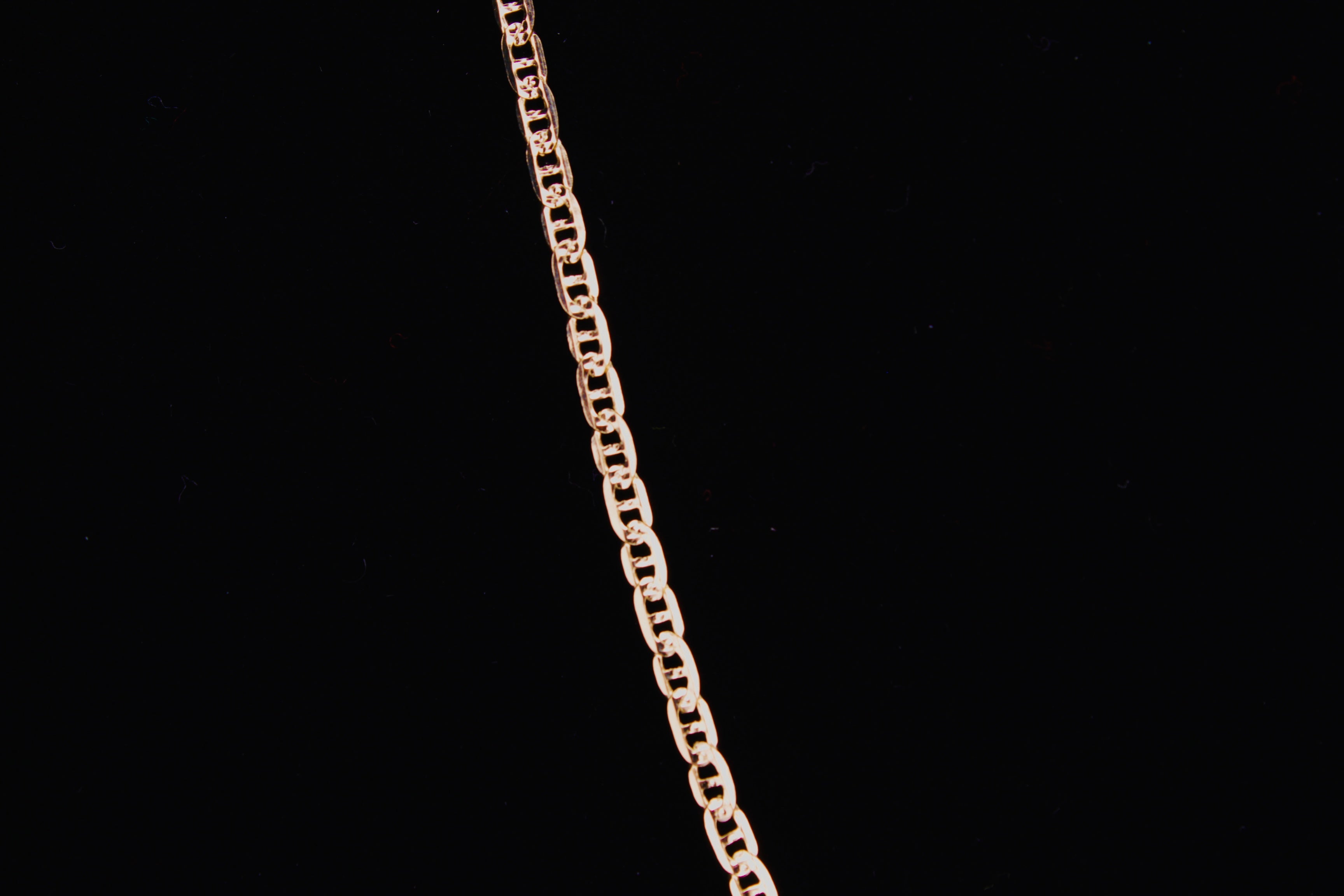14K solid 2.5mm Mariner Chain