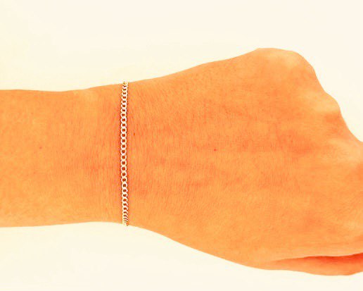 14K Yellow Gold Cuban Bracelet - 2MM