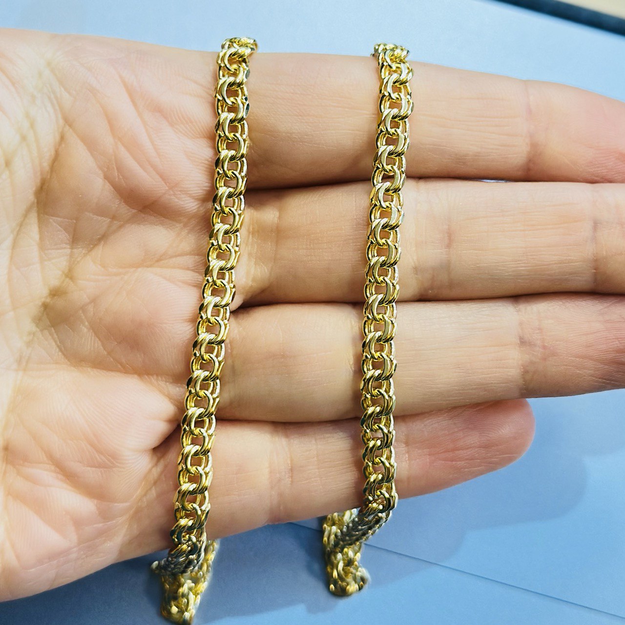 10K Yellow Gold 5mm Chino Chain