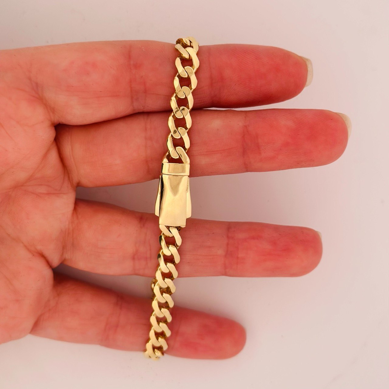 10K Yellow Gold Monaco Miami Cuban Bracelet - 6.5MM