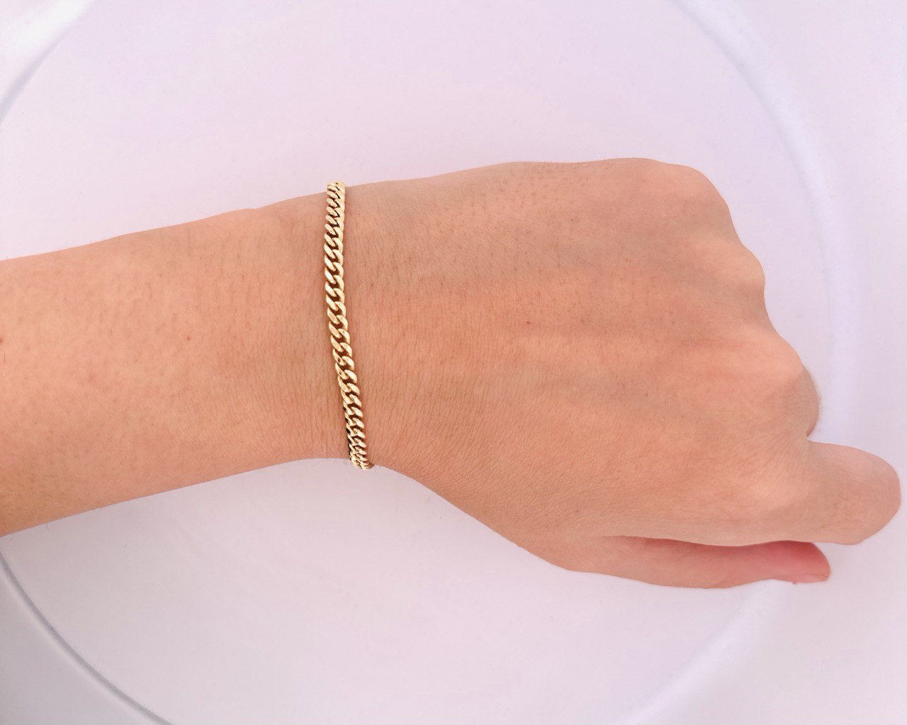 10K Cuban Bracelet 3.7MM