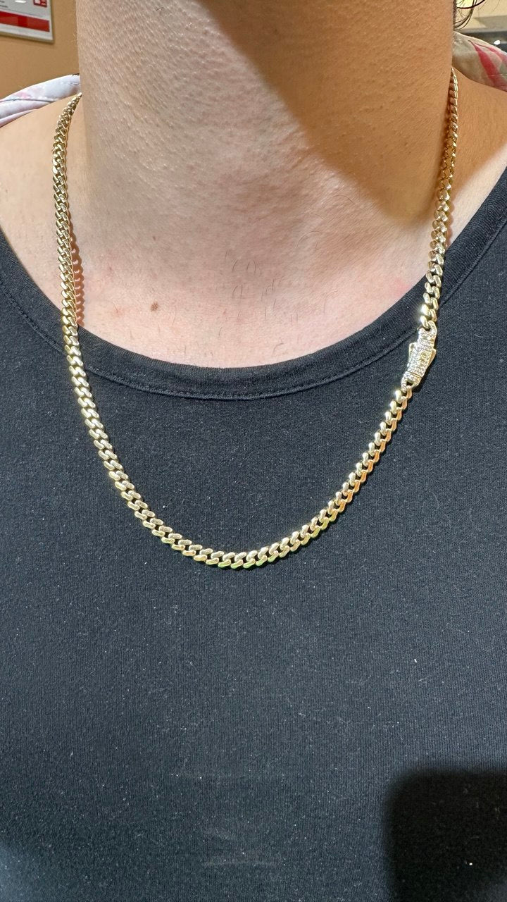 14K Gold Miami Cuban Chain - 5.6MM