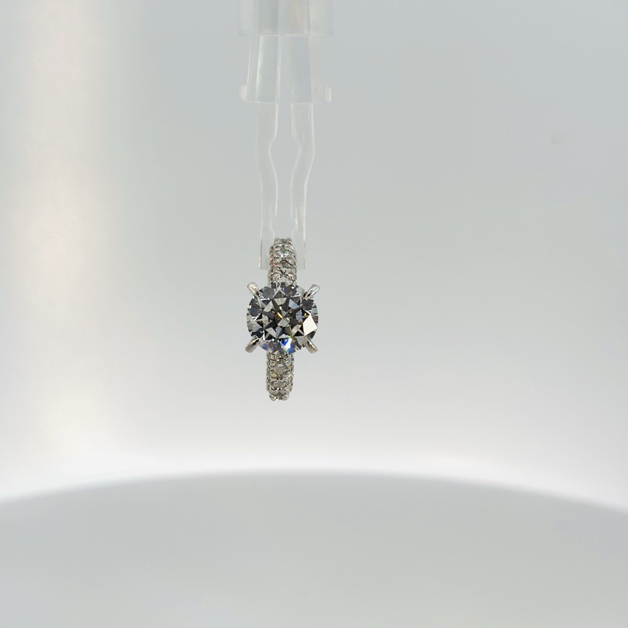 18K White Gold Diamond Engagement Ring - 4.75ctw - 2.70ct Center - F/VS1