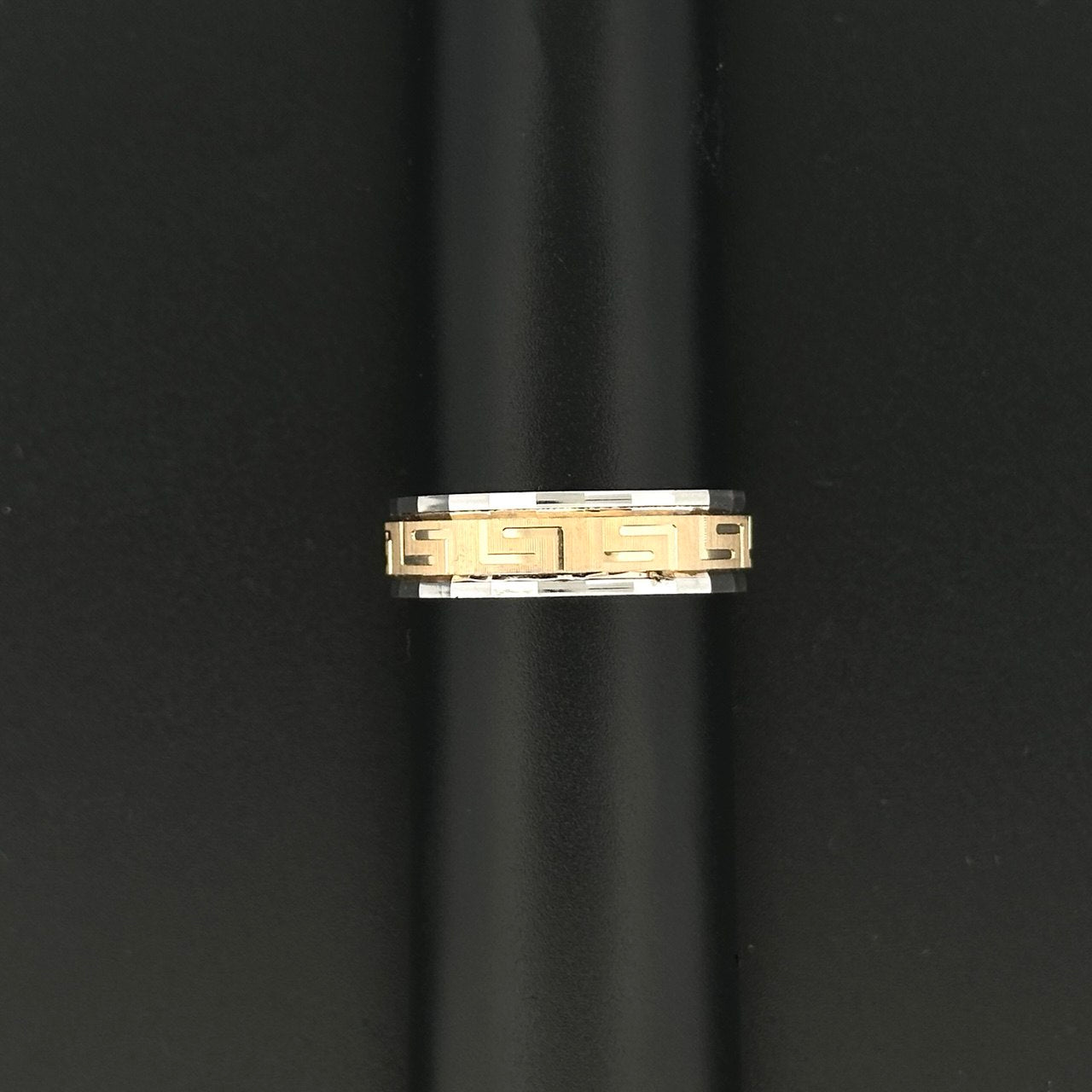14K Gold Greek Ring - 2