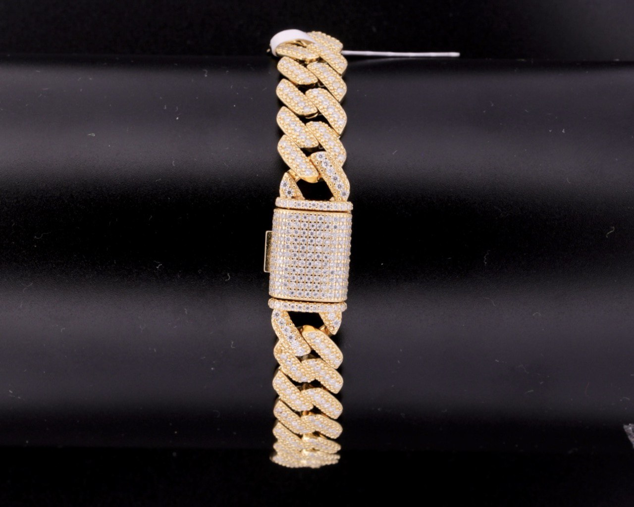 Sterling Silver Miami Cuban Bracelet - 12MM, 5.4CT VVS Moissanite